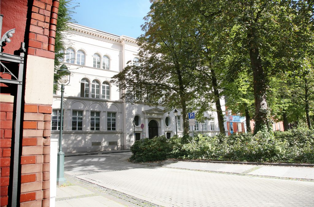 Old Goethe Gymnasium opposite city hall